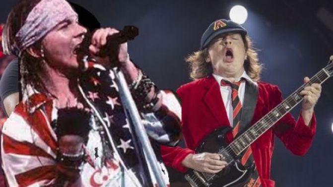 Axl Rose is AC/DC's new singer