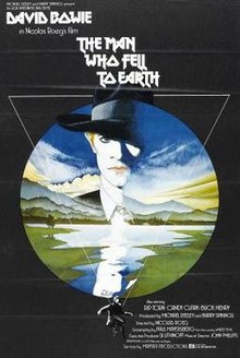 Man Who Fell to Earth" is a 1976 movie based on a novel by Walter Tevis. David Bowie's first acting role was in the movie which tells the story of an alien who crashes on Earth in search of water for his drought-stricken species