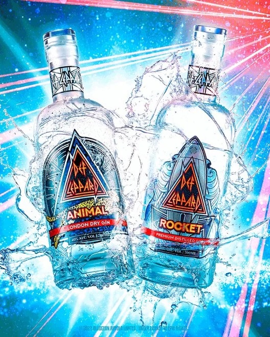 Brands for Fans, has created and launched 2 upscale Def Leppard branded gins, Animal and Rocket for marking its 45th anniversary since Def Leppard formed