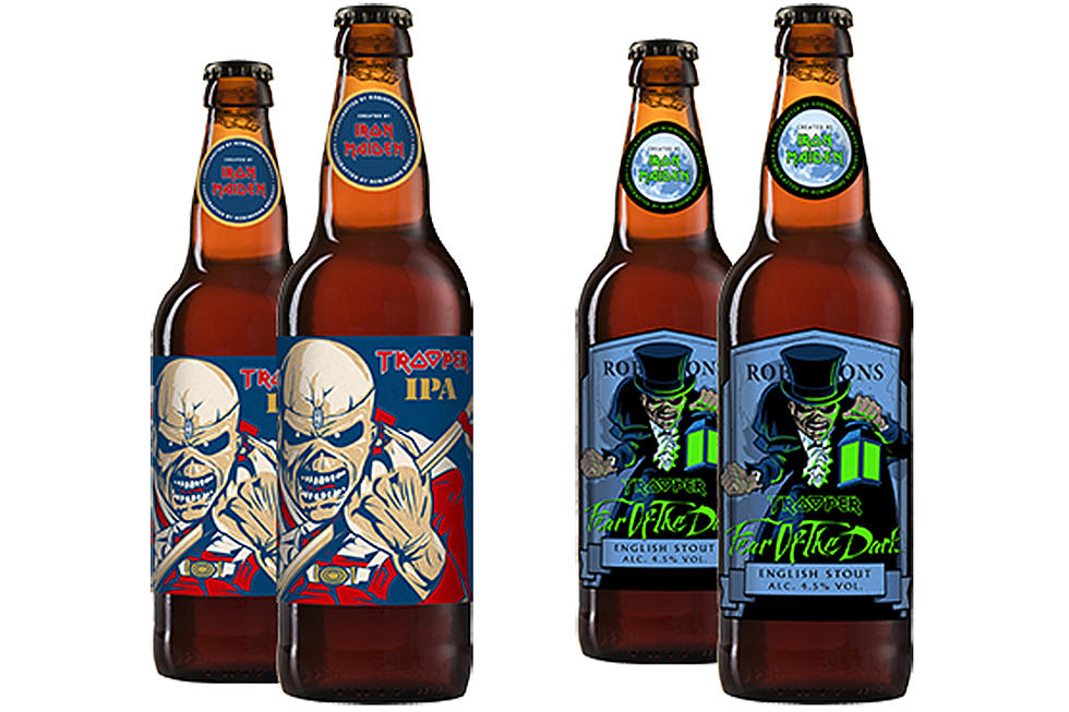 Iron Maiden introduces a new beer, Fear of the Dark, an English Stout inspired by their 1992 album of the same name, following the success of their Trooper Red 'N' Black porter release