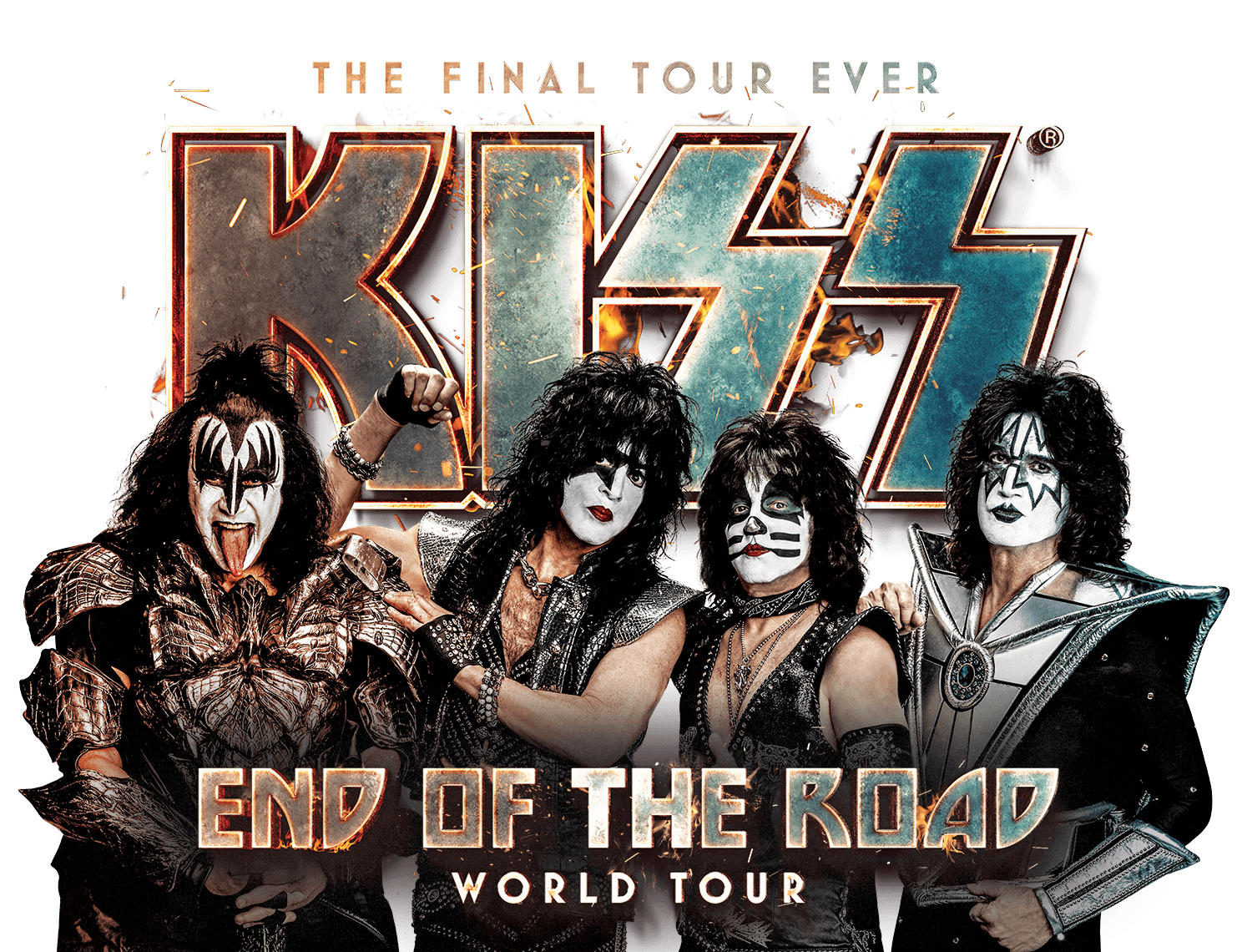 KISS announces final dates of "End of the Road" Tour, marking the end of their touring career