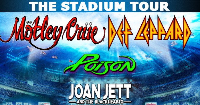 Motley Crue to tour with Def Leppard, Poison, and Joan Jett and the Blackhearts in 2020, official announcement made