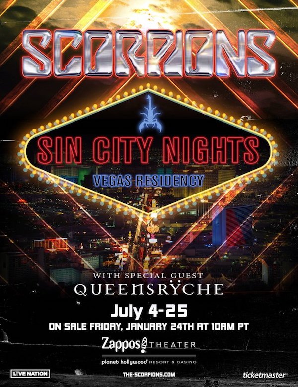 Scorpions announce Las Vegas residency in 2020