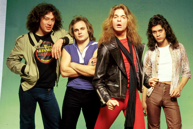 Van Halen band's group picture