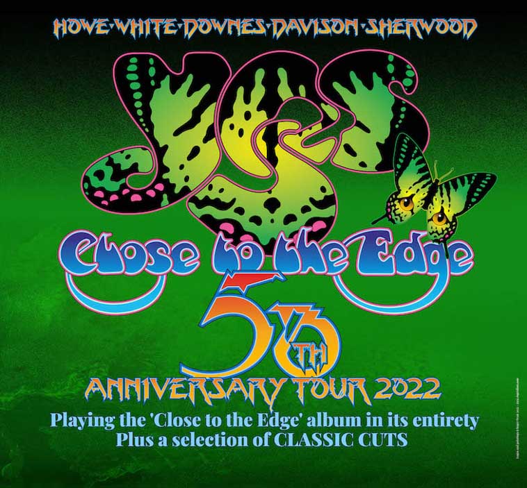 Yes to tour this fall in celebration of the 50th anniversary of "Close to the Edge," their classic prog rock album